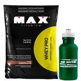 Whey Pro 1,5 Kg Refil - Max Titanium + Squeeze > CHOCOLATE