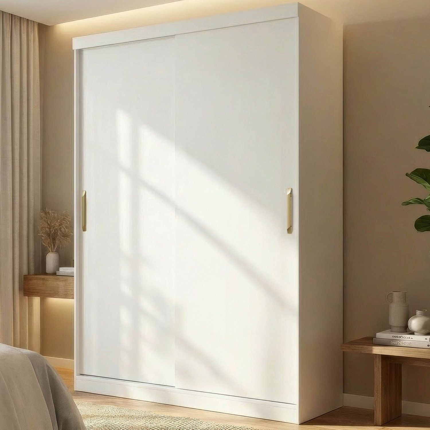 Guarda-Roupa 2 Portas Araçá Cabecasa Madeiraoriginals Branco