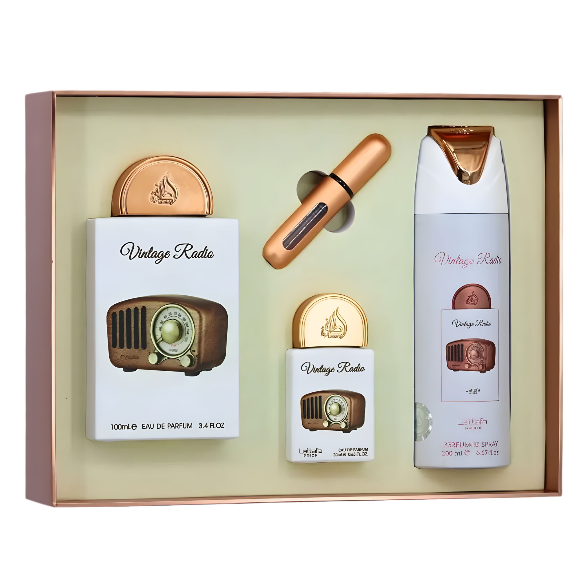 Kit Vintage Radio 3 Lattafa Masculino - Carrefour