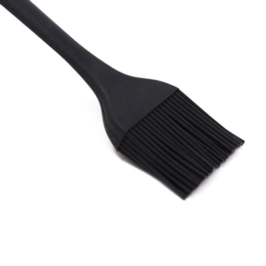 Pincel Culinário De Silicone Bueno 25cm Utensílio Cozinha Preto - imagem 2