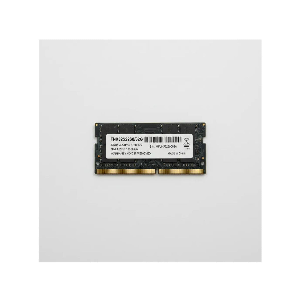 Memoria Ram Para Notebook Fnx So-dimm 32gb 3200mhz Ddr4 Cl22 Fnx32s22s8-32g