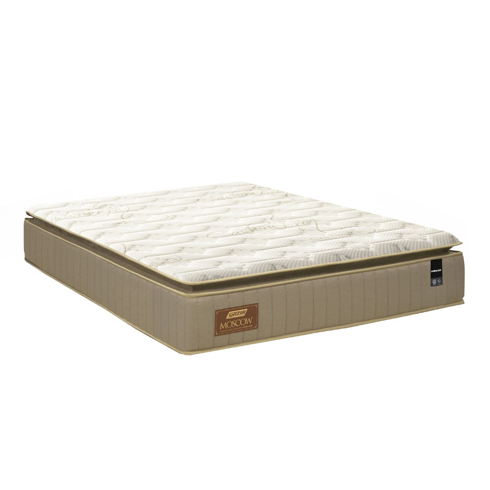 Colchão Casal 138cm Molas Ensacadas Moscow Mobikasa