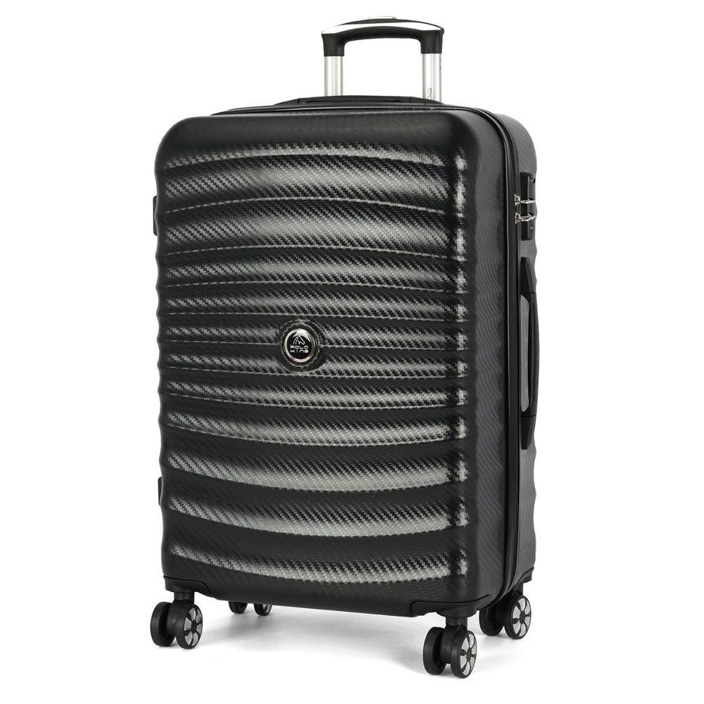 Encontraproduto.com.br - Mala Bordo 10kg De Mão Viagem Expansiva Policarbonato Rodas Duplas 360 - Colorado - Polo King Preto