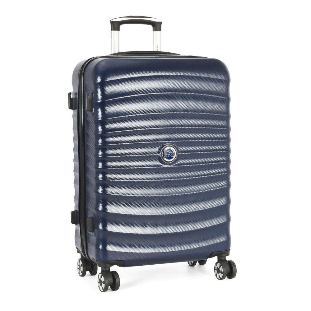 Encontraproduto.com.br - Mala Bordo 10kg De Mão Viagem Expansiva Policarbonato Rodas Duplas 360 - Colorado - Polo King Azul