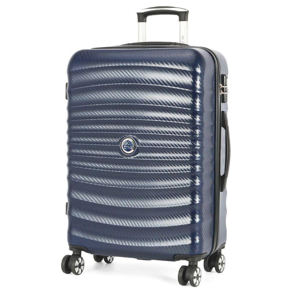Encontraproduto.com.br - Mala Bordo 10kg De Mão Viagem Expansiva Policarbonato Rodas Duplas 360 - Colorado - Polo King Azul