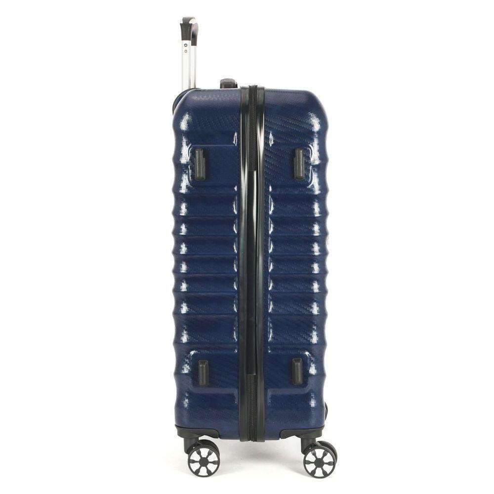 Encontraproduto.com.br - Mala Bordo 10kg De Mão Viagem Expansiva Policarbonato Rodas Duplas 360 - Colorado - Polo King Azul