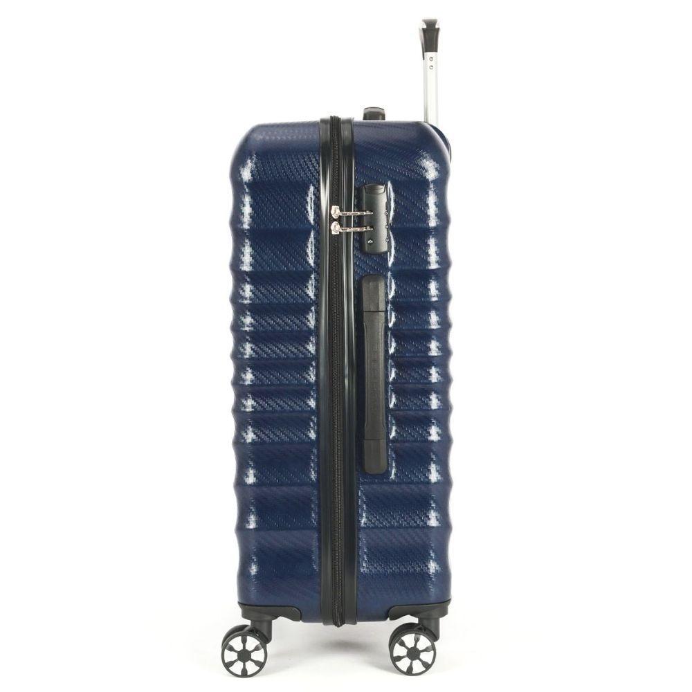 Encontraproduto.com.br - Mala Bordo 10kg De Mão Viagem Expansiva Policarbonato Rodas Duplas 360 - Colorado - Polo King Azul