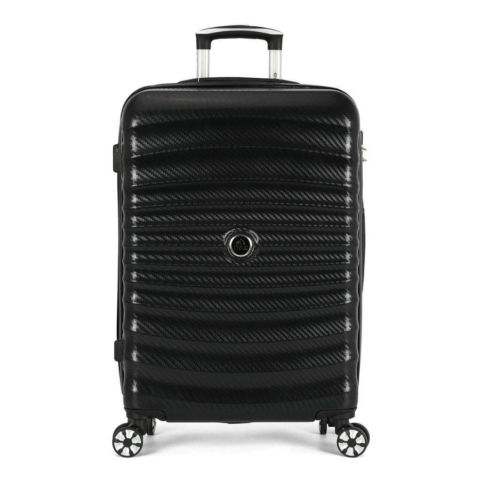 Mala Grande Viagem 32kg Expansiva Policarbonato Rodas Duplas 360 - Colorado - Polo King Preto