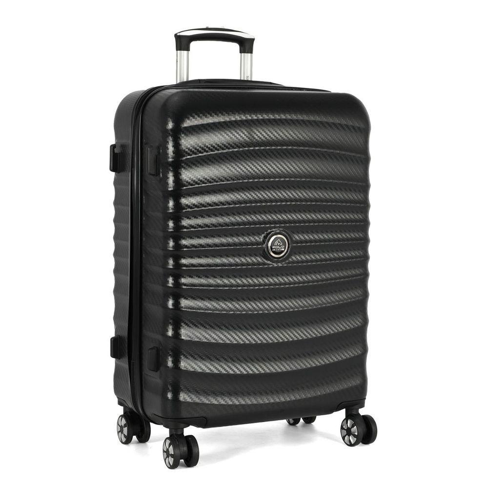Encontraproduto.com.br - Mala Grande Viagem 32kg Expansiva Policarbonato Rodas Duplas 360 - Colorado - Polo King Preto