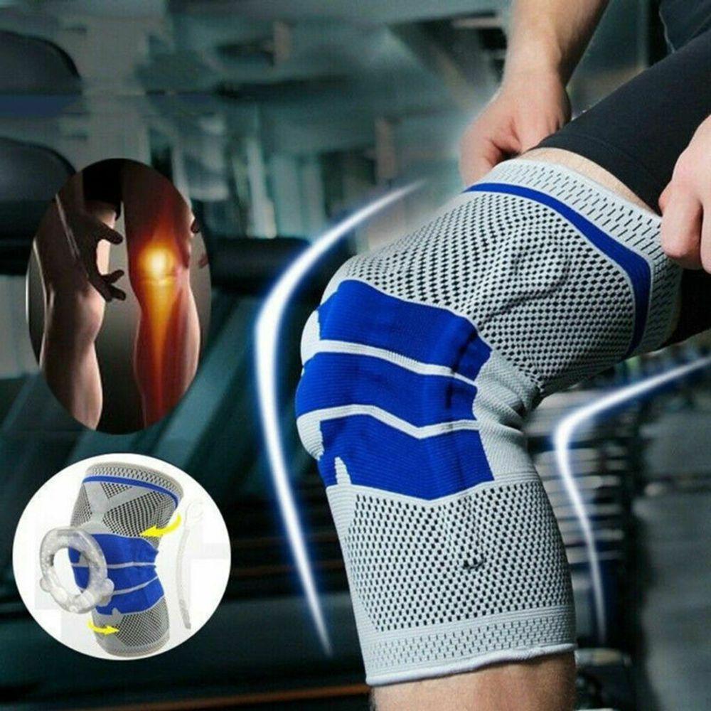 Encontraproduto.com.br - Joelheira De Compressão Ortopedica Amortecedor De Silicone Tamanhos:Único