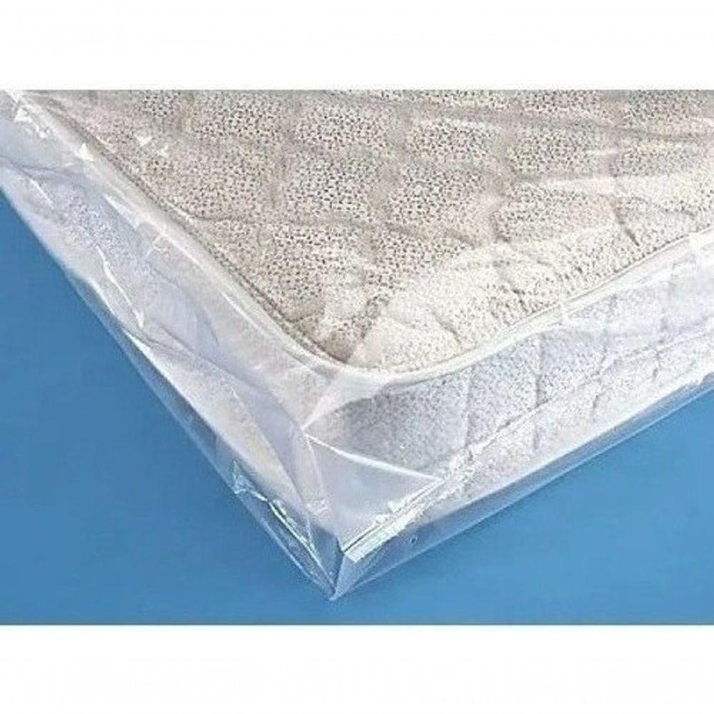 Saco Plástico Para Colchão 5 Unidades 90x250x0,14 Canelado Transparente Premium Colchões