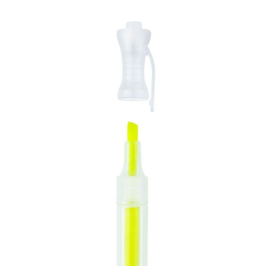Marca-texto Fluorescente Brw Marca Texto Fluorescente Transparente Traço 1-4mm Kit 4 Caixas Com 12 - imagem 3