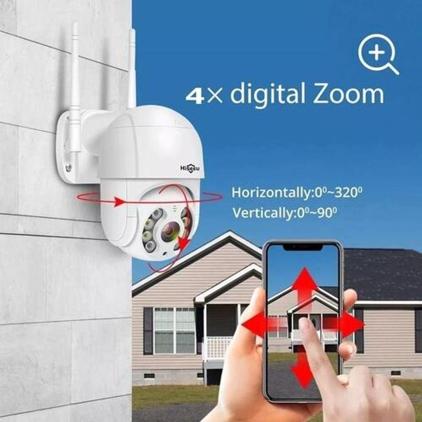 Camera Segurança Smart Ip Wifi A8pro 1080p Prova D'água - imagem 2