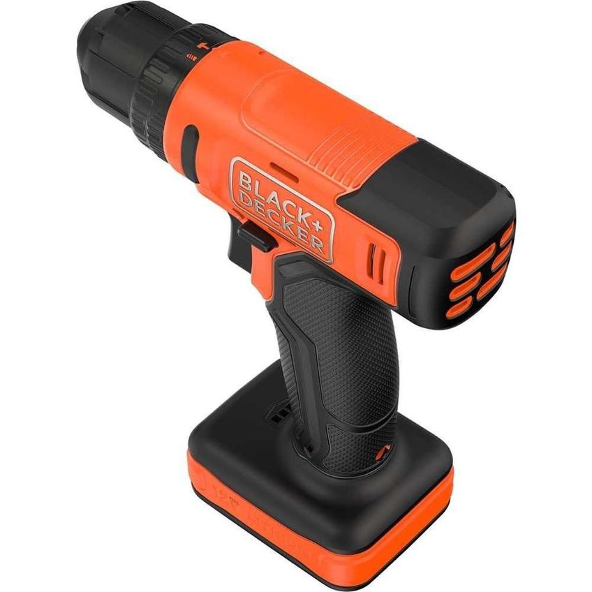 Furadeira Parafusadeira A Bateria Black+Decker BCD712VHD-BR 12 V 1,5 Ah Com Impacto Luz Led E - imagem 2