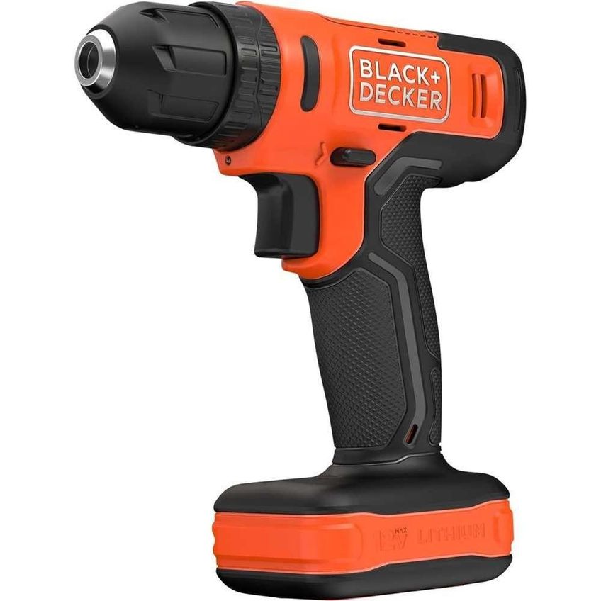 Furadeira Parafusadeira A Bateria Black+Decker BCD712VHD-BR 12 V 1,5 Ah Com Impacto Luz Led E - imagem 4