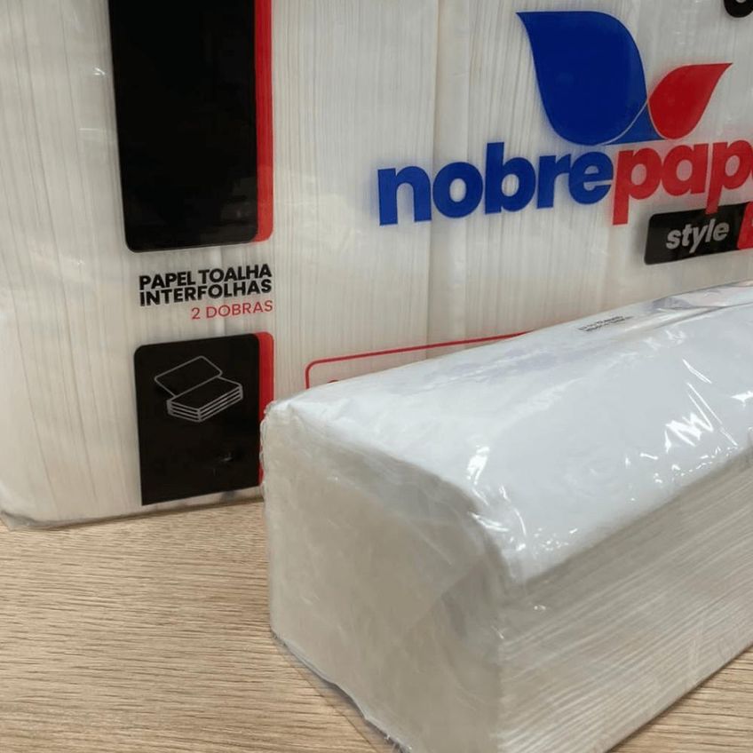 Papel Interfolha 22,5x21 2 Dobras Nobre 1000 Folhas - imagem 3