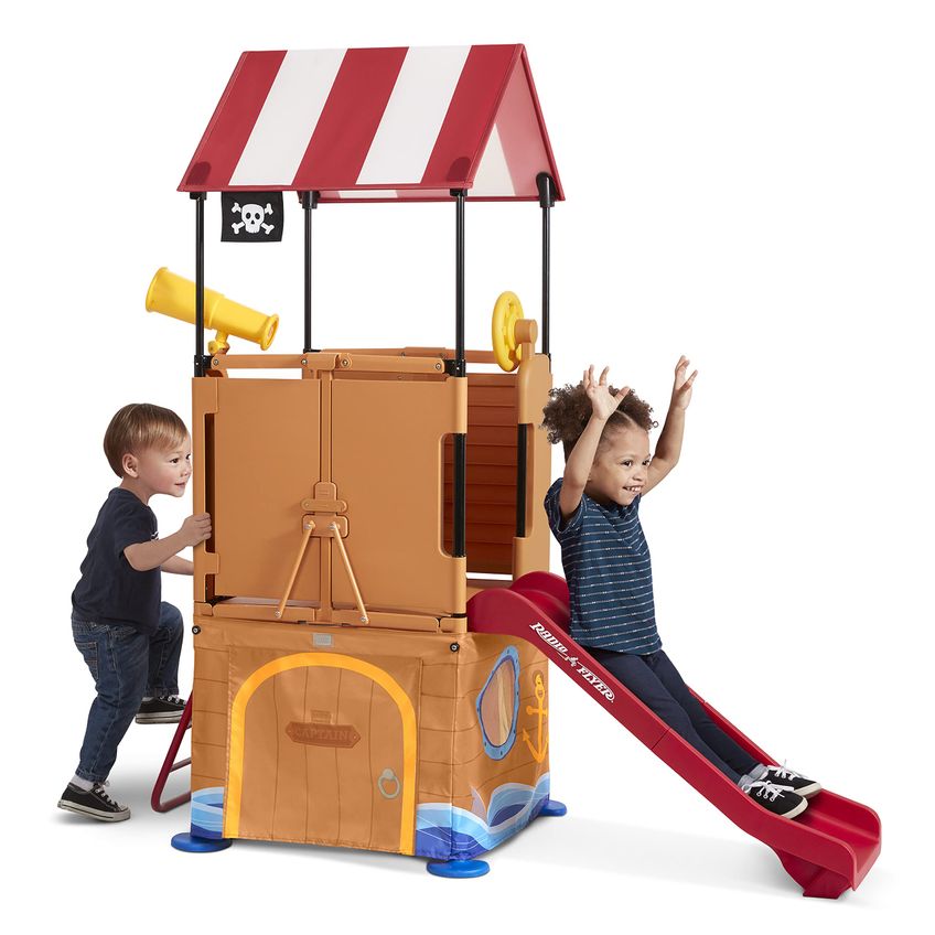 Folheto De Rádio Play &amp; Fold Away Pirate Ship Toddler Climber - imagem 2