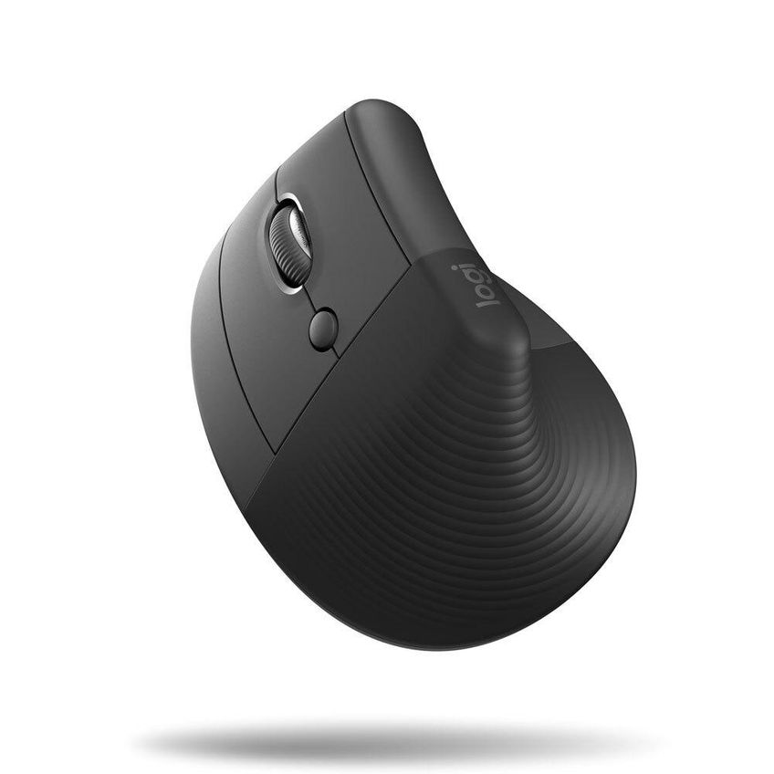 Mouse Ergonômico Sem Fio Lift Logitech, Grafite - Para Canhoto - imagem 3