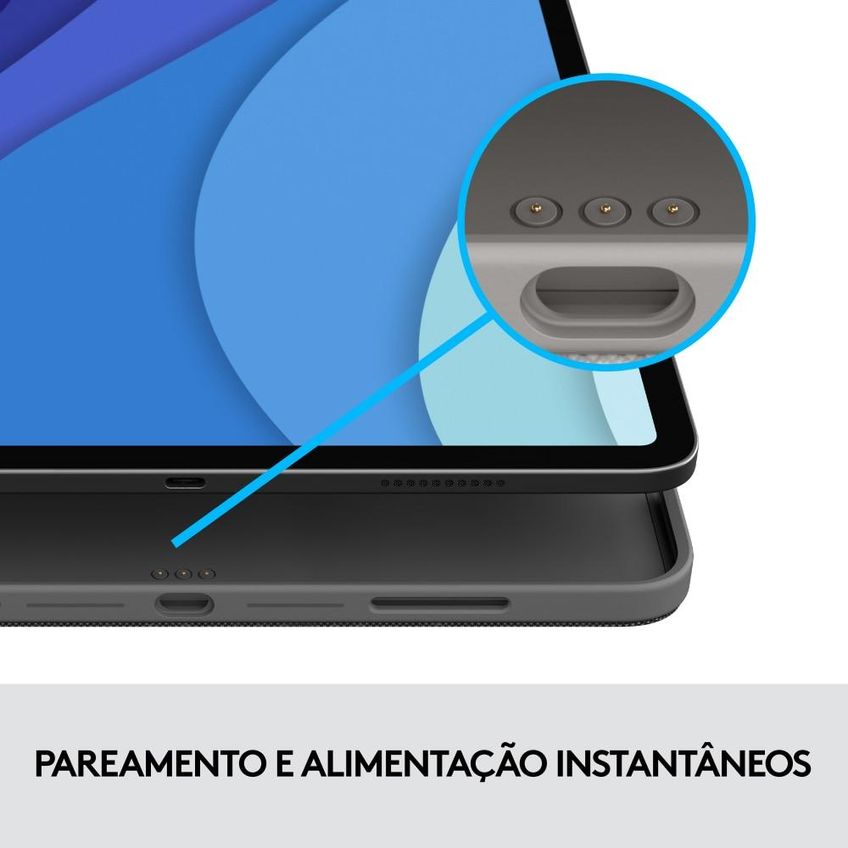 Capa Teclado Para Ipad Pro 11 (1, 2 E 3 Geração), Logitech Combo Touch - imagem 5