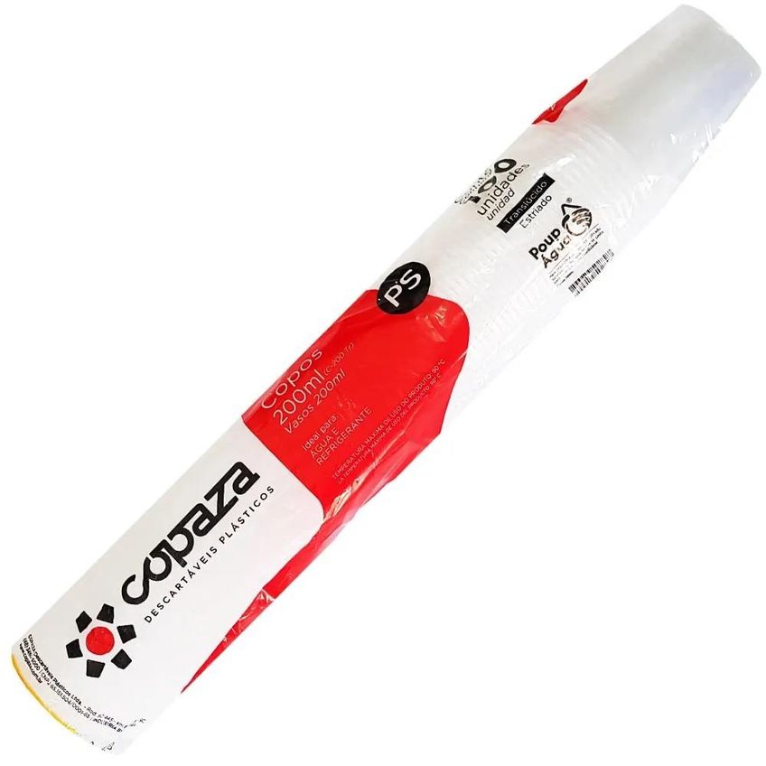 Copo 200ml Copaza Abnt2012 Trl Ps 25x100 - imagem 3