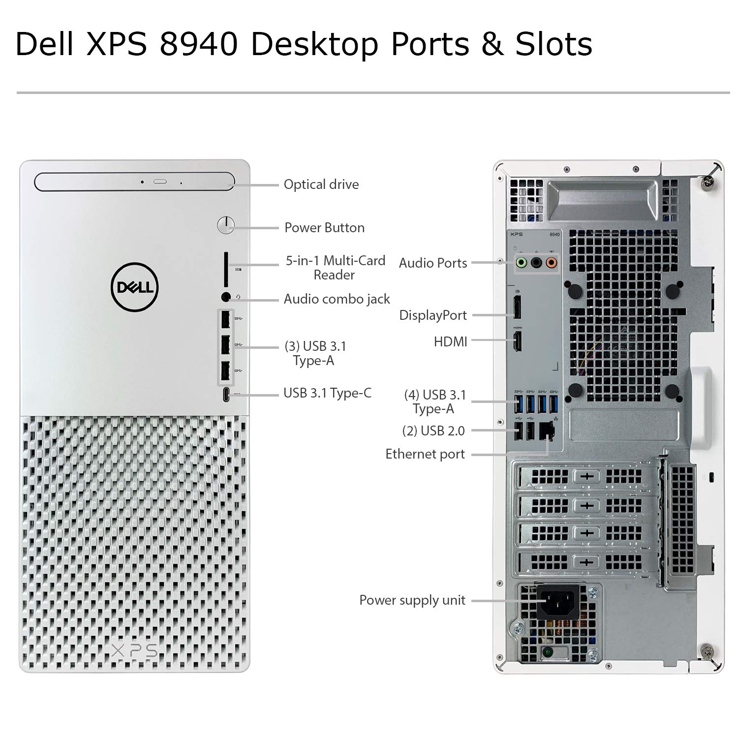Desktop Dell Xps 8940 I7-11700 16gb 256gb Ssd 4tb Hdd - Carrefour