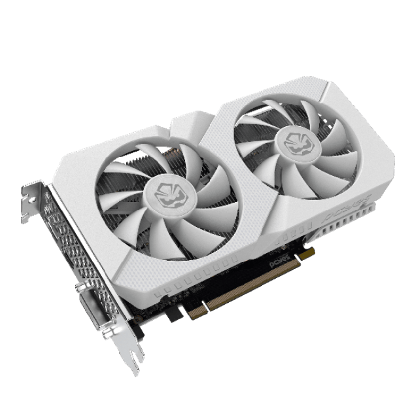Placa De Video Gpu Nvidia Geforce Rtx 3050 6gb Gddr6 96bit Branco Projeto Edge - Pvrtx30506wtpe - imagem 3