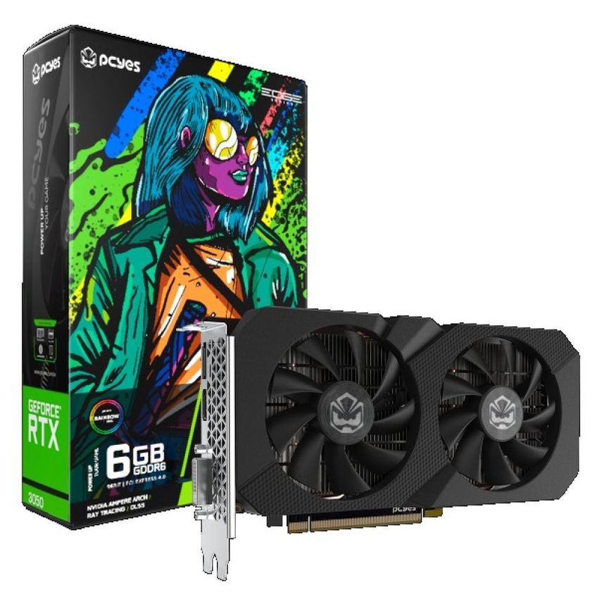 Placa De Video Gpu Nvidia Geforce Rtx 3050 6gb Gddr6 96bit Projeto Edge - Pvrtx30506blpe - imagem 5
