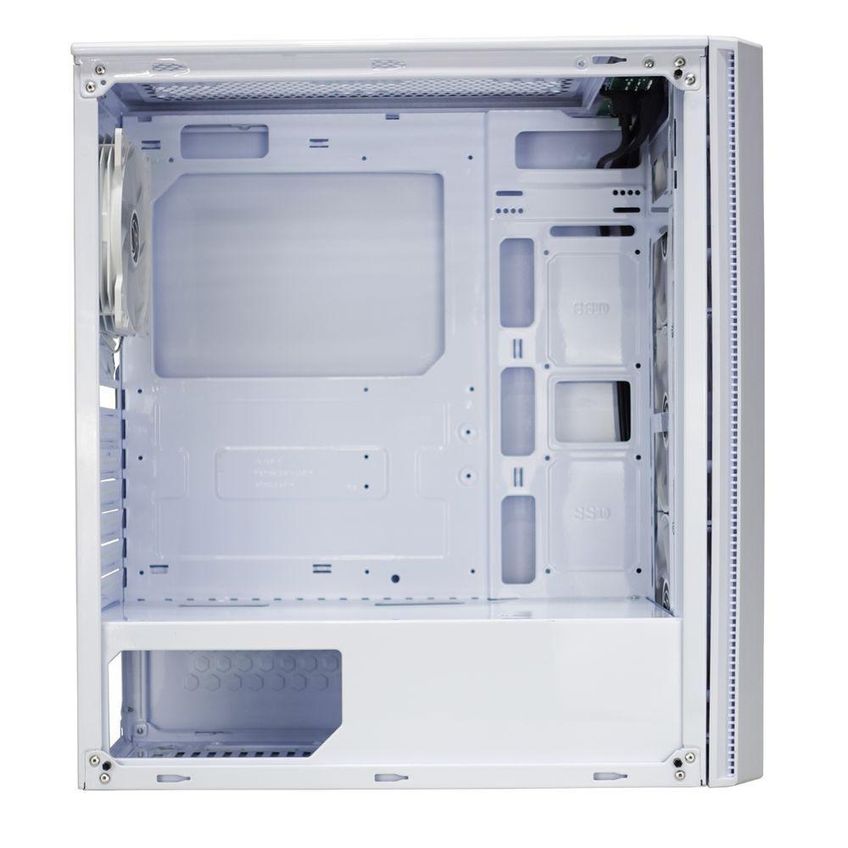 Gabinete Gamer Bpc-t02b Mid Tower Atx Com Vidro Temperado E 4 Fans Rgb Branco Brazil Pc - imagem 5