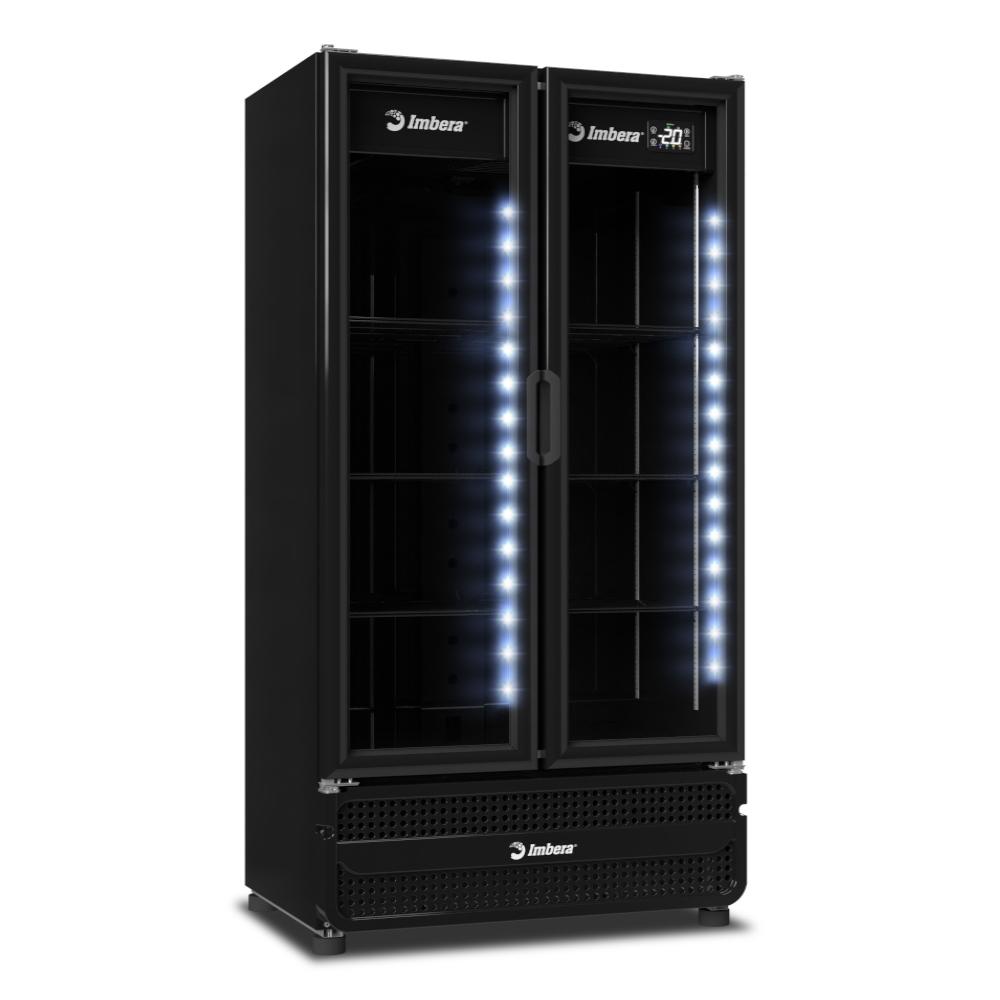 Geladeira/refrigerador 810 Litros 2 Portas Preto Full Black - Imbera Beyond Cooling - 220v - Ccv480