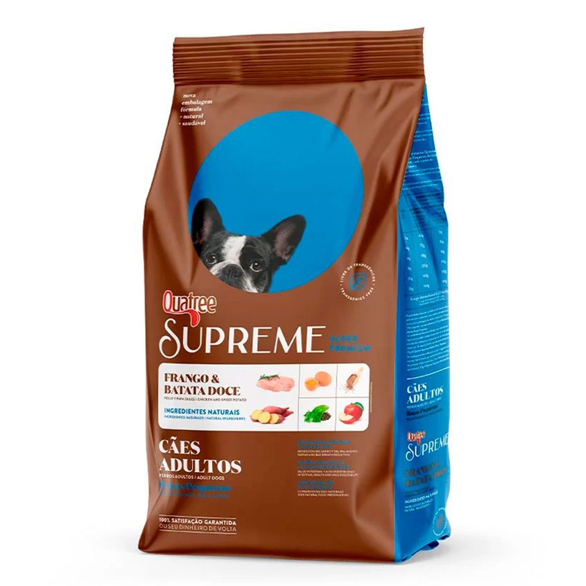 ![cdata[ração Quatree Supreme Cães Adultos Raças Pequenas Frango E Batata Doce - 15kg]] - imagem 3