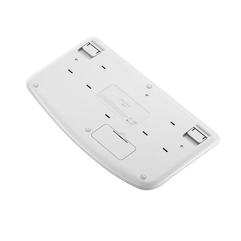 Teclado Ergonômico Logitech, Wave Keys, Bluetooth, Compacto, Branco - imagem 3