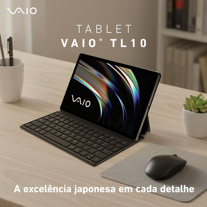 Tablet Vaio Tl10 64gb 4gb Ram Tela 10,4 Pol 2k Com Teclado Preto - imagem 5