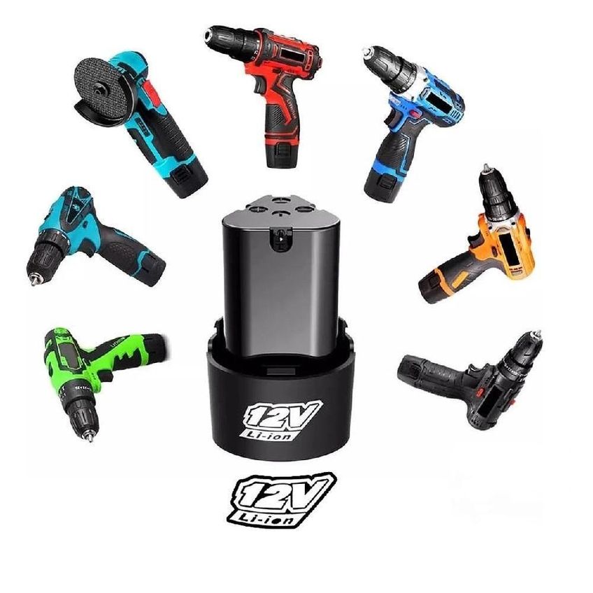 Bateria Recarregável Yeet 12v 1.3ah Li Ion Para Parafusadeira E Furadeira Universal - imagem 3
