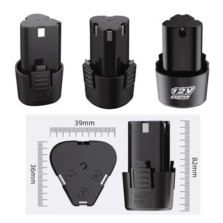 Bateria Recarregável Yeet 12v 1.3ah Li Ion Para Parafusadeira E Furadeira Universal - imagem 5