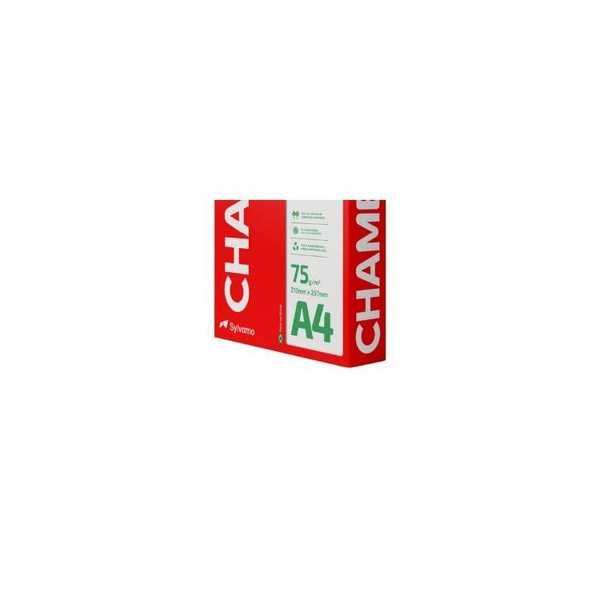 Papel Sulfite A4 Chamex 75g-m2 Caixa 10 Resmas De 500 Folhas Para Documentos E Relatórios Branco - imagem 4