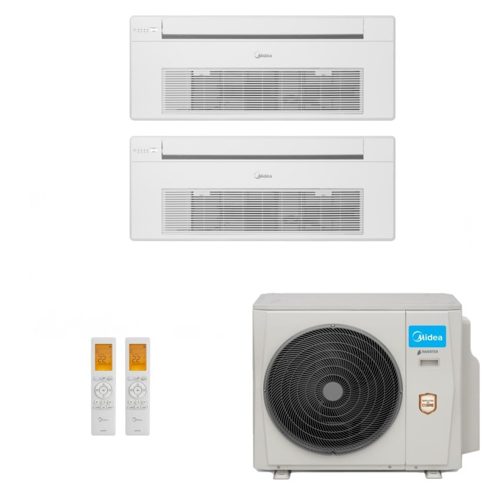 Ar Condicionado Multisplit Bi 24000 Btu(2x12000) Quente/frio - Inverter - Springer Midea - 220v - 40kvaqbi12m5 / 38mbmba18m5
