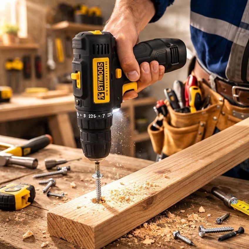 Parafusadeira E Furadeira Utibom 12v Startools Com Bateria Recarregável E Carregador Bivolt - imagem 2