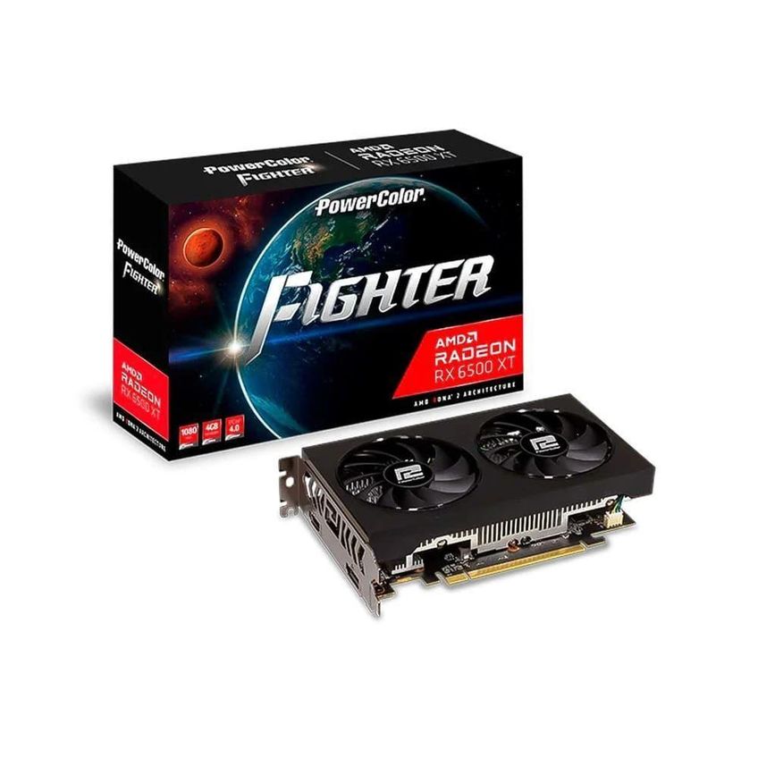 Placa De Vídeo Amd Radeon Rx 6500 Xt 4gb Gddr6 64bits Axrx-6500xt-4gbd6-dhv3 Power - imagem 5