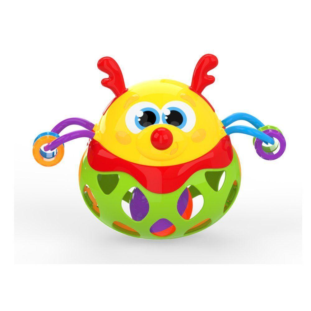 Brinquedo Infantil Interativo Chocalho Bichinhos Para Desenvolvimento Sensorial Do Bebê Jp Brink