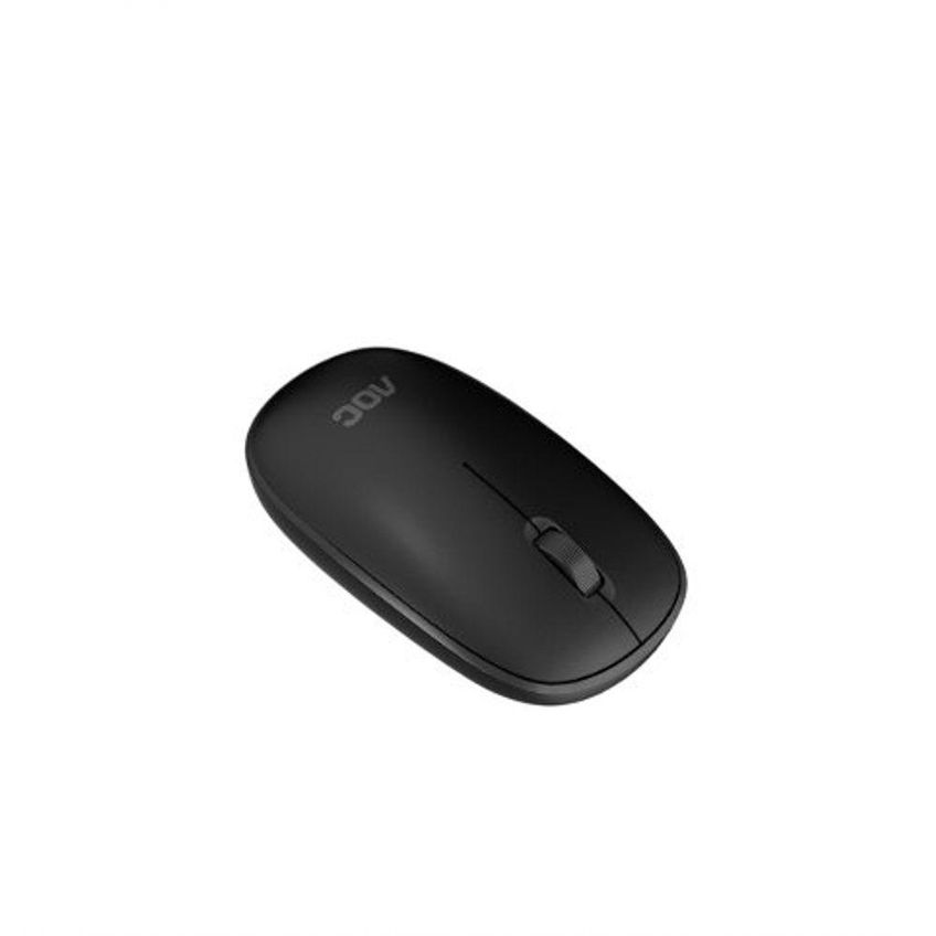 Mouse Sem Fio 1200 Dpi 2,4GHz Design Ergonômico Pilha Aa Preto AOC - imagem 2