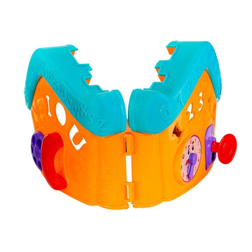 Brinquedo Educativo Infantil Casinha Interativa De Letras E Números Com Encaixes Jp Brink
