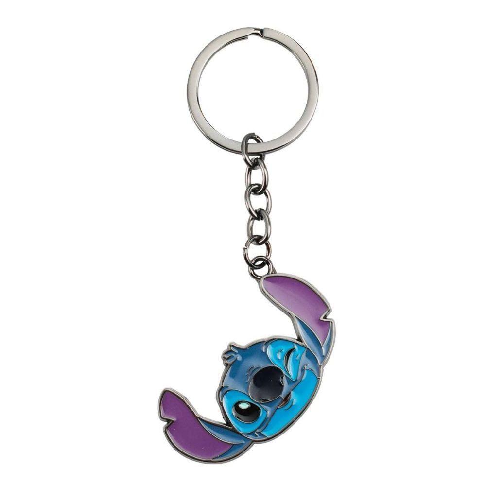 Chaveiro Disney Rosto Stitch Metal 3cm Azul Para Presentear Fãs