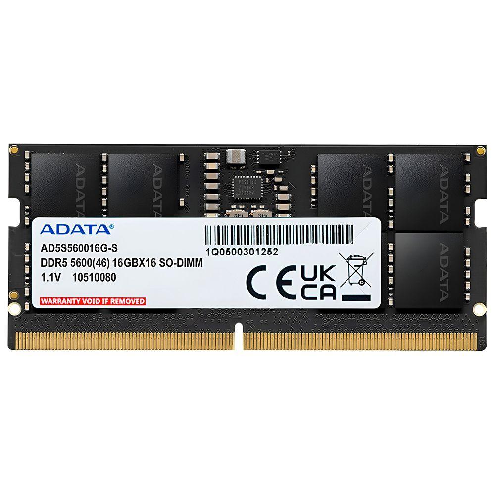 Memória Ram Para Notebook Ddr5 16gb 5600mhz Ad5s560016g-s Adata