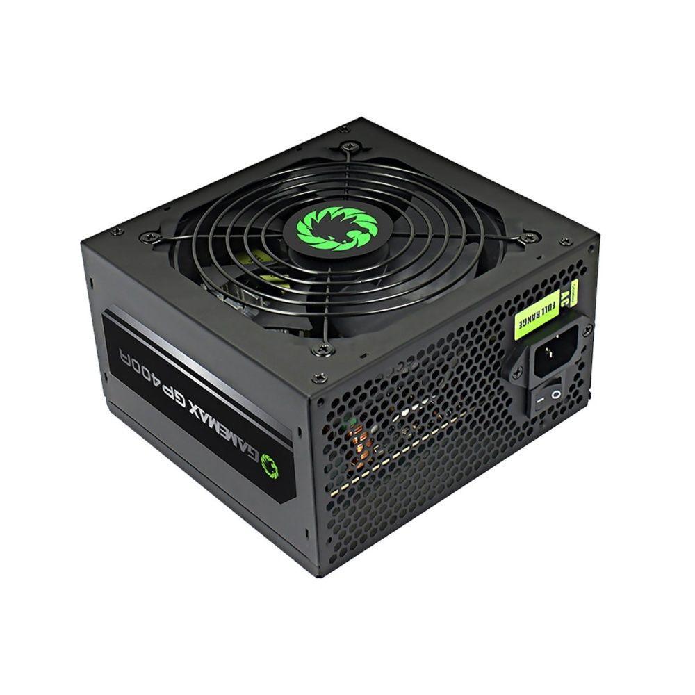 Fonte Atx Gp400a 400w Real 80plus Pfc Bivolt Auto Preto Gamemax
