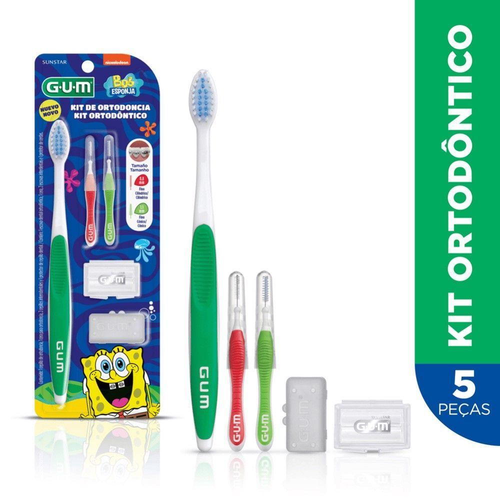 Encontraproduto.com.br - Kit Gum Ortodôntico Bob Esponja