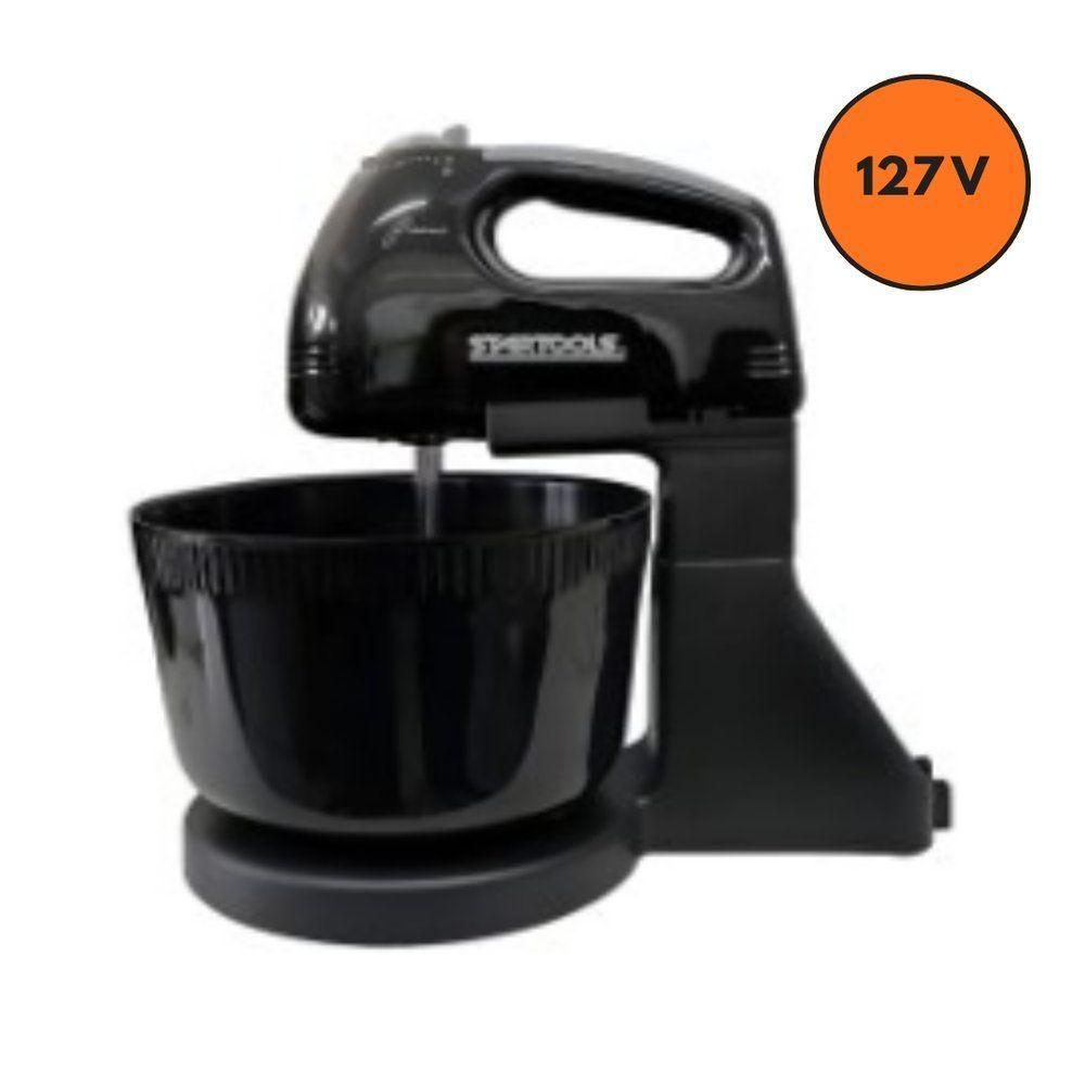 Batedeira Elétrica De Mão Startools Batedeira Elétrica 2l Preta 250w 7 Velocidades 110v