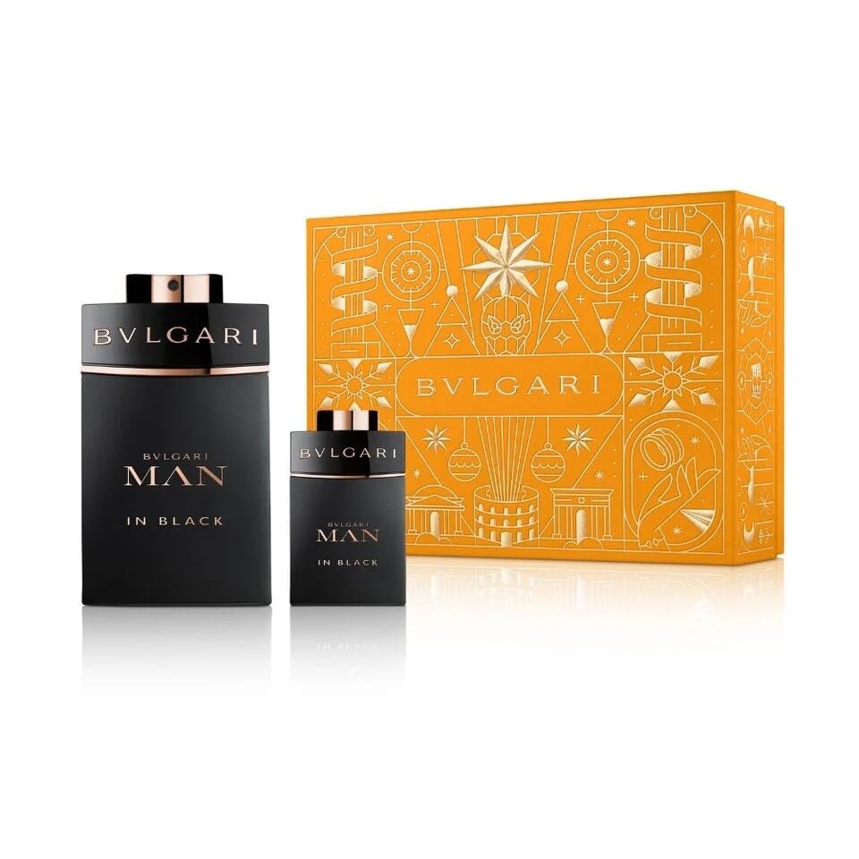 Conjunto De Presente Perfume Bvlgari Man In Black Eau De Parfum De