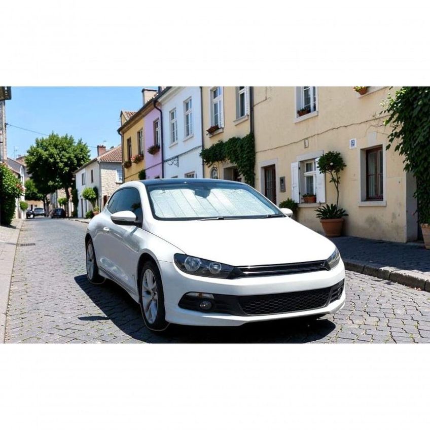 Protetor Solar De Para-brisa Automotivo Dobrável Universal Prata Para Carro Zein Importados - imagem 4