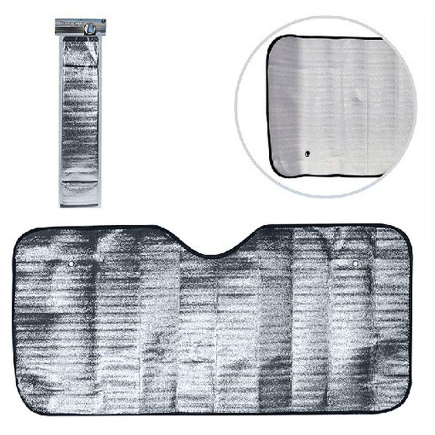 Protetor Solar De Para-brisa Automotivo Dobrável Universal Prata Para Carro Zein Importados - imagem 5