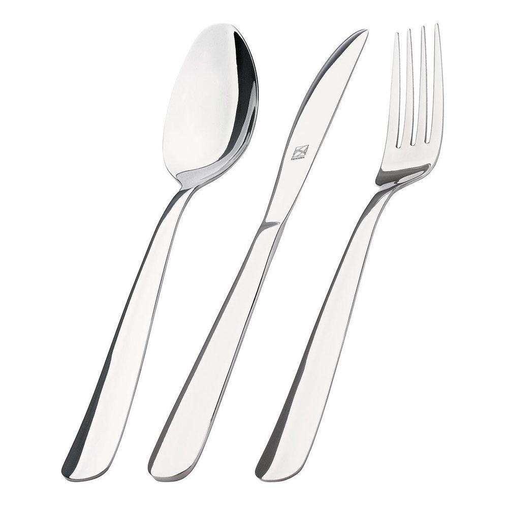 Faqueiro Hotel 72 Peças De Aço Inoxidável Aço Inox Para Mesa Posta Hercules